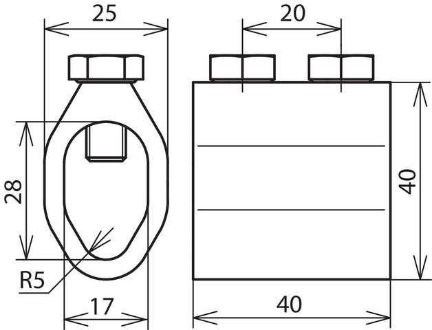 Manguito de desconexión Dehn TM 7.10 16 AL Para Rd 16/8-10mm Al - 450001 [2 uds.]