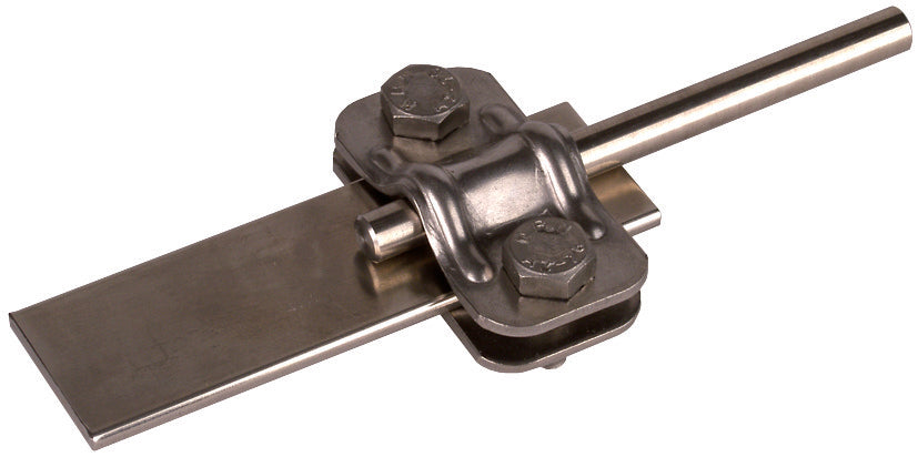 Dehn Uni Disconnecting Clamp StSt For Rd 8-10 Fl 30mm V2A - 459039