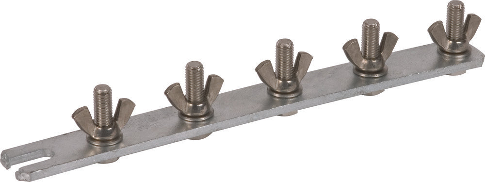 Dehn Earthing Busbar 290mm With M10x35 Screws Support - 466192