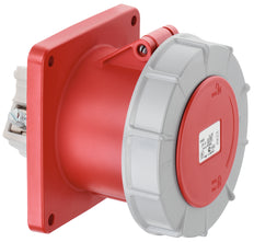 ABL CEE Toma con Brida Recta IP67 125A 5-Polos 400V 6H Rojo - F54S357