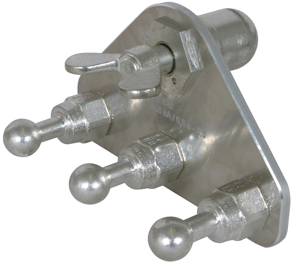 Dehn Earth Connecting Plate With 3 Fixed Ball Points - 728620