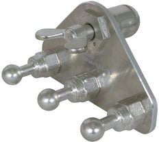 Dehn Earth Connecting Plate With 3 Fixed Ball Points - 728620