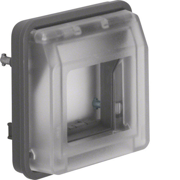 Hager Berker Systo W.1 Multimedia Adapter Grey - 18213500
