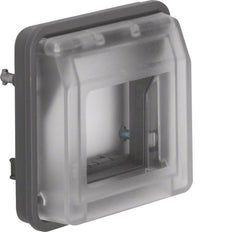 Hager Berker Systo W.1 Multimedia Adapter Grey - 18213500