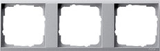 Gira 3-Way Intermediate Frame Event Clear Aluminium - 1463726