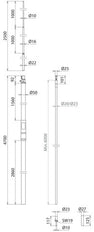 Dehn HVI Conductor With Support Tube And Air-Term Rod - 819438