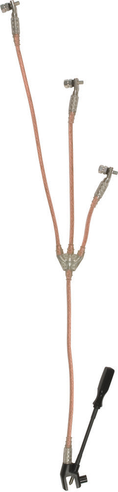 Dehn Three-Pole Earthing Short-Circuiting Device TI 35mm M10 Bolts - VSHDQZB
