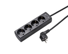 Martin Kaiser 4-Way Socket With Grounding and 5m Cable - 1048ZL5-15W/sw [8 Pieces]