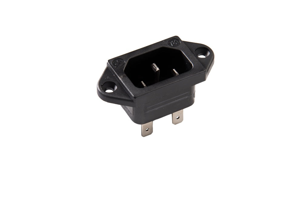 Martin Kaiser Chassis Inlet Appliance Plug C14 70 degrees /10A Black - 781/63/sw [100 Pieces]