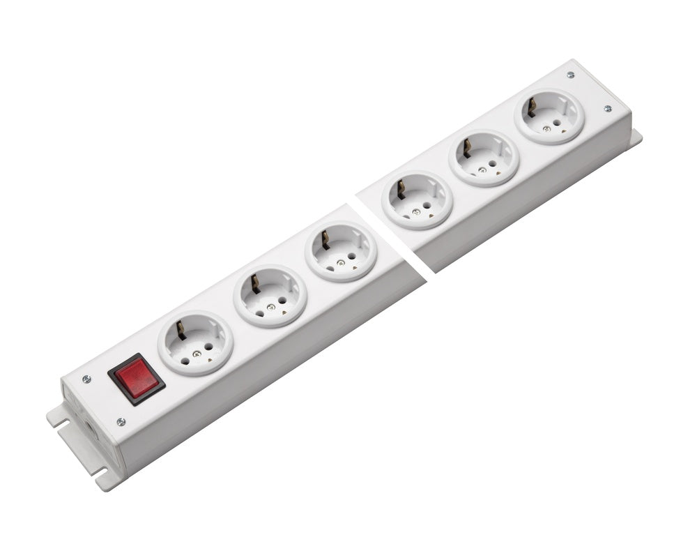 Martin Kaiser 5-Way Power Outlet Strip With Earthing Contact And Switch - 1001/5ws [10 Pieces]