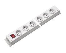 Martin Kaiser 5-Way Power Outlet Strip With Earthing Contact And Switch - 1001/5ws [10 Pieces]