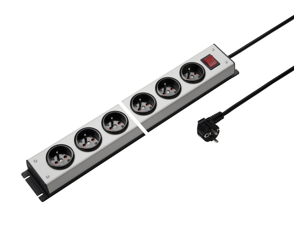 Martin Kaiser 8-Way Power Outlet Strip With Switch And Shutter 1.5M - 1016KZL8L-SW15 [10 Pieces]