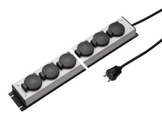 Martin Kaiser Power Outlet Strip 8 Way 90 Degree Hinged Cover IP20 1.5M Cable - 1059ZL8l-sw15 [10 Pieces]