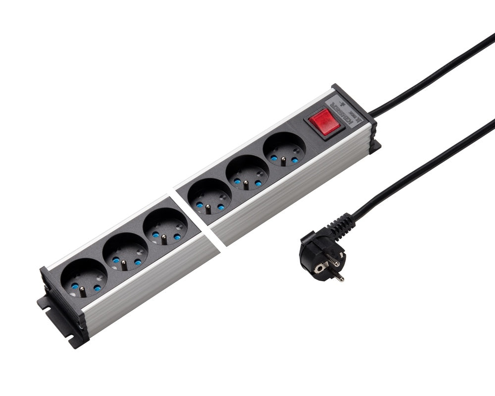 Martin Kaiser Power Strip 10 Outlet Earth Pin Shutter Switch Cable - 1116ZL10l-sw15 [10 Pieces]