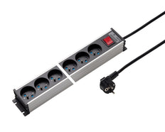 Martin Kaiser Power Strip 10 Outlet Earth Pin Shutter Switch Cable - 1116ZL10l-sw15 [10 Pieces]
