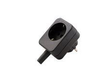 Martin Kaiser Adapter Plug With Continuous Earth Contact Black - 596/20/sw [15 Pieces]