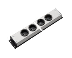 Regleta de enchufes Martin Kaiser de 4 vías con toma de tierra AC166 - 1054/4-2/l-sw [10 Piezas]