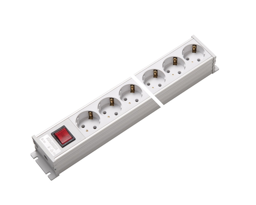 Martin Kaiser Power Outlet Strip 8-Way With Earthing And Switch - 1101/8ws [10 Pieces]
