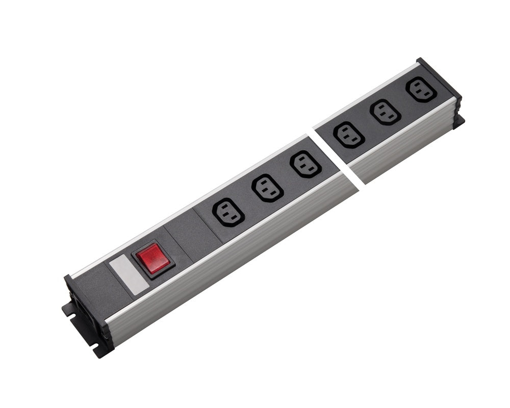 Martin Kaiser Power Outlet Strip 10-Way IEC Socket C13 With Switch - 1125/10l-sw [10 Pieces]
