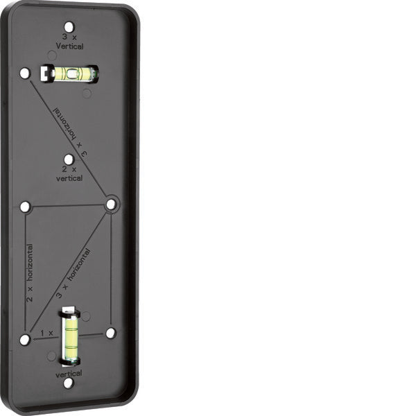 Hager Berker W1 Drilling Template For 1 To 3 Gang - 19493505