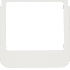 Hager Berker Marco de Diseño Redondeado Blanco Polar Mate - WD1111 [2 piezas]