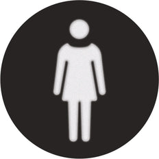 Hager Berker Lámina Redonda Con Símbolo Femenino Para Luz LED - 19058007 [2 piezas]
