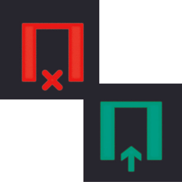 Hager Berker Lámina cuadrada bicolor para luz de señalización LED - 19058012