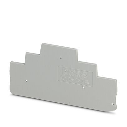 Phoenix Contact D-PT 2.5-3L Gray End Cover - 3211647 [10 Pieces]