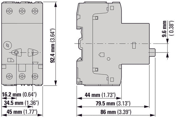Eaton PKZM01-1 Interruptor De Protección De Motor 0.63-1A - 278479