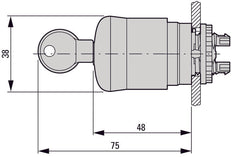 Eaton RMQ-Titan Botón De Parada De Emergencia 38mm IP66 - 216515