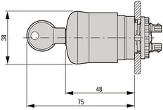 Eaton RMQ-Titan Emergency Stop Push Button With Key Release - 216514