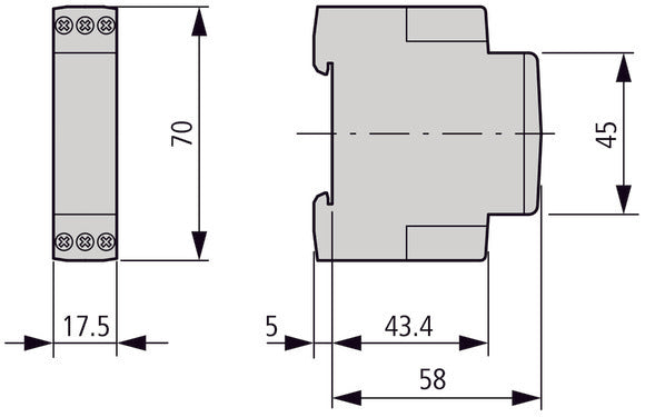 Eaton ETR2-11 Relé De Temporización Electrónico 24-240V CA/CC - 262684
