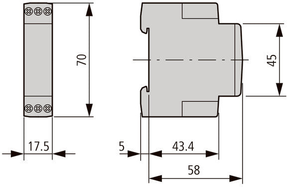 Multi Function Timing Relay ETR2 24-240V AC DC - 262689