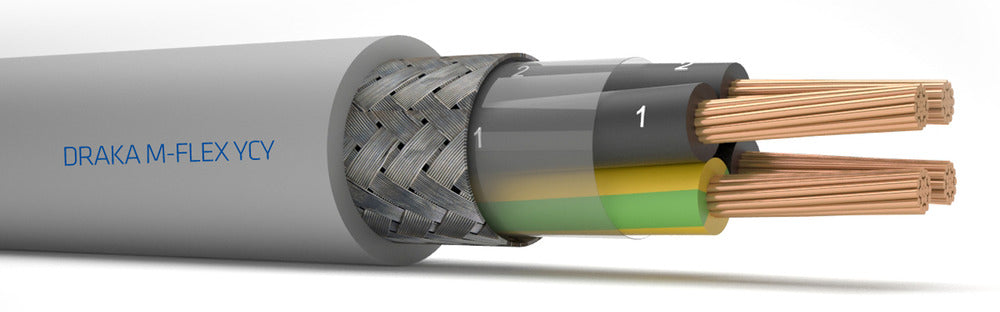 Flexible Shielded Control Cable M-FLEX YCY 2x1mm² - 126650 [20 Meters]