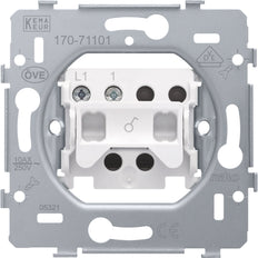 Single Pole Switch Base 10 AX 250V With Screw Fixing - 170-71101 [2 Pieces]