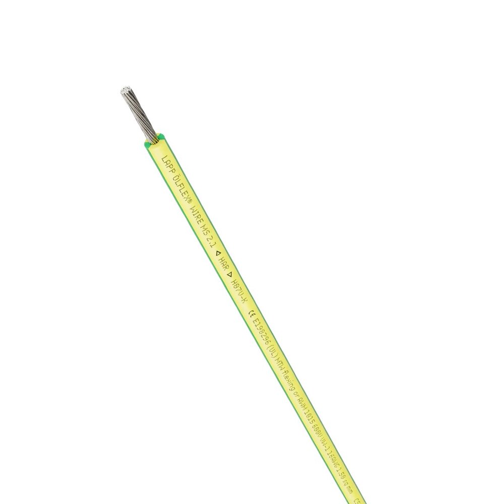 Multi Standard SC 2.1 Single Core Wire 1mm² Green Yellow - 4160300 [100 Meters]