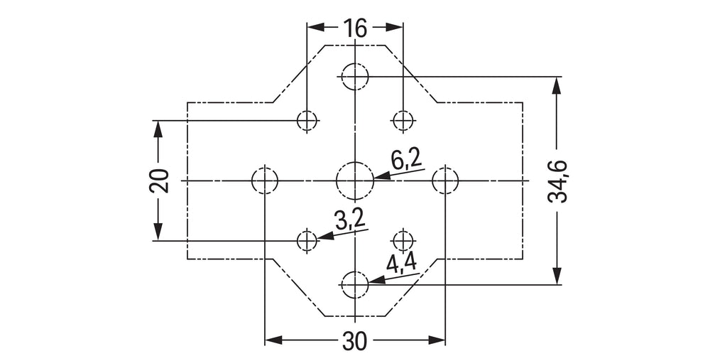 WAGO Placa De Montaje De Distribución De 5 Polos Negra - 770-625 [10 Piezas]