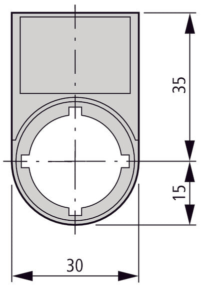 Eaton M22S-ST-D12 Mano 0 Auto Etiqueta Soporte - 216493 [5 Piezas]