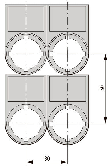 Eaton RMQ-Titan Label Holder With 0-I Symbol - 218147 [5 Pieces]