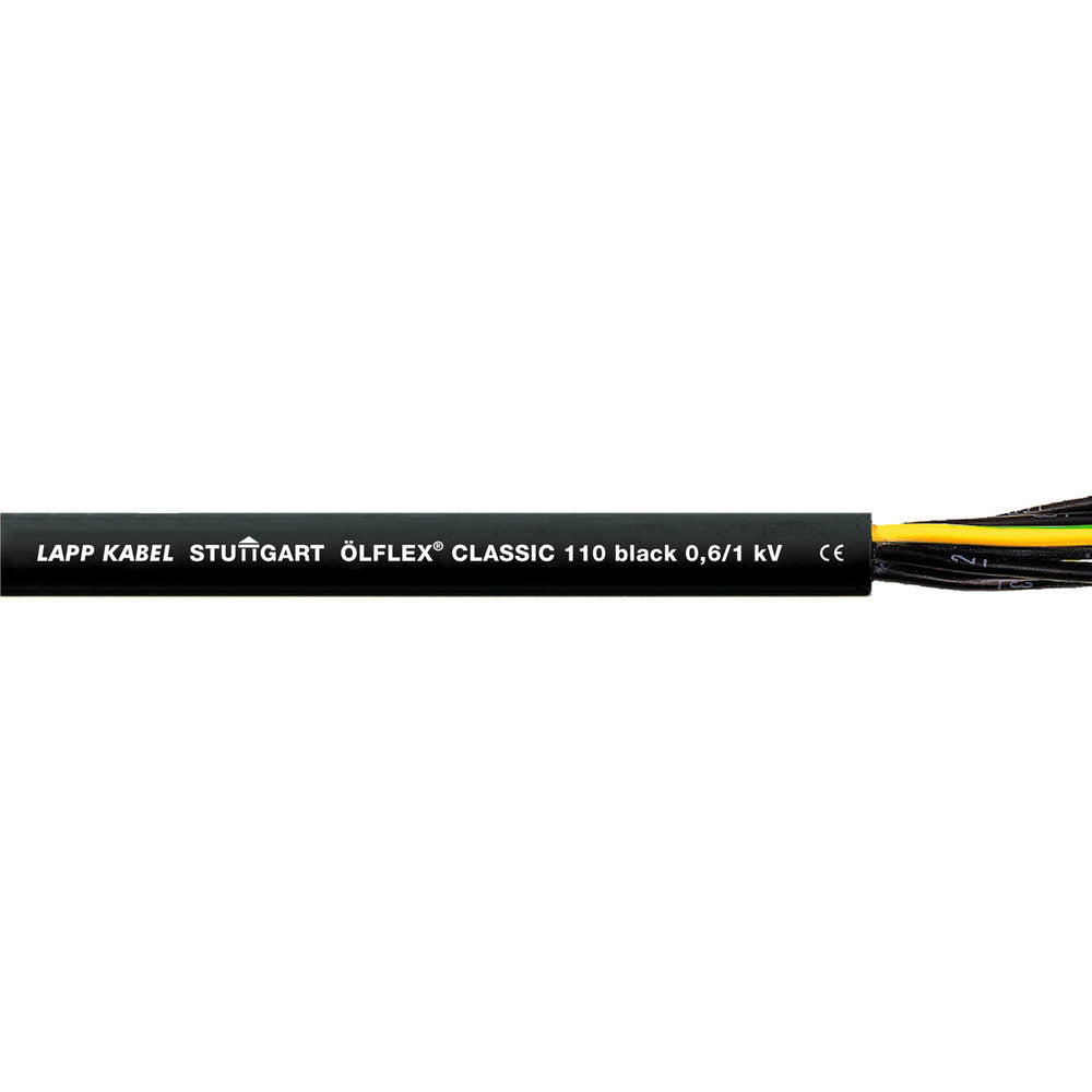 Lapp Olflex Classic 110 Black 4G1.5 Control Cable - 1120309 [20 Meters]
