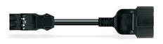 Wago ECA Adapter Cable With Schuko Connector 2M Black - 771-9993/406-201