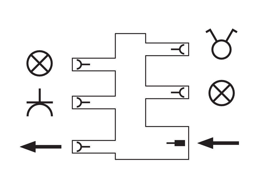 WAGO 770-637 3-Pole Distribution Connector Switch - 770-637