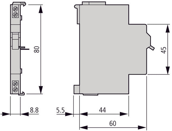Eaton Faz-Xhinw1 Interruptor De Contacto Auxiliar 1No 0.5M - 286055