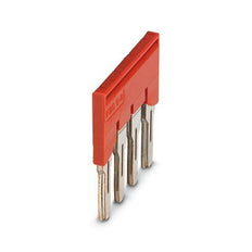 Phoenix Contact 4-Pole Bridge Connector 8.2mm Red - 3030307 [5 Pieces]