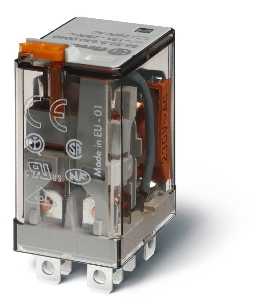 Finder 56.32 Industrial Power Relay 12A 24VDC 2CO - 56.32.9.024.0040