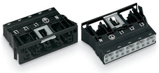 Wago Winsta Midi 770 5-Pole Snap-In Socket Black - 770-705 [2 Pieces]