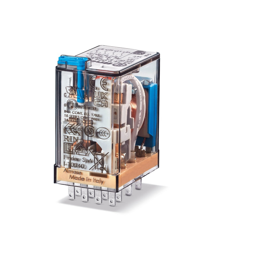 Finder 55.34 Relé Industrial 4CO 7A 24VDC - 55.34.9.024.0000