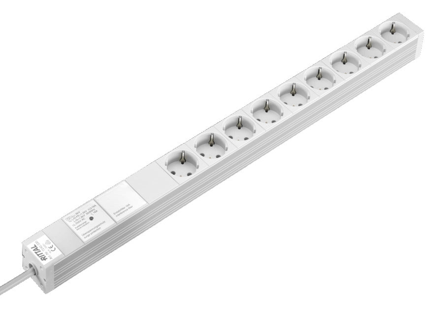 Rittal 9-Outlet PDU With Surge Protection And EMI Filter - 7240330
