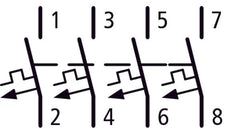 Eaton AZ-4-C125 Interruptor Automático MCB De 4 Polos 125A - 211812