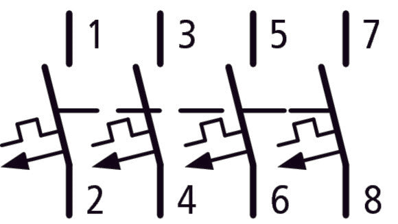 Eaton AZ-4-C80 Interruptor Automático MCB De 4 Polos 80A - 211802